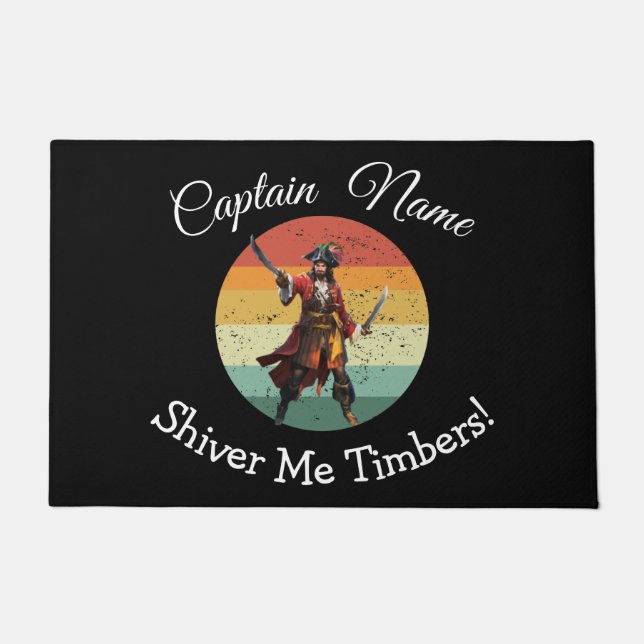 Tapete Temático pirata Doormat (Frente)