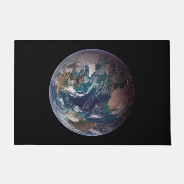 Tapete Terra Marble Azul (Hemisfério Ocidental) (Frente)