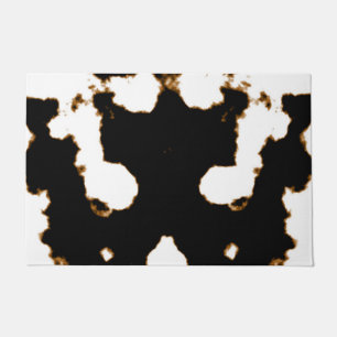 Tapete Teste de Rorschach de um cartão da mancha da tint
