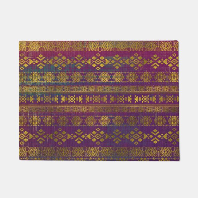 Tapete Teste padrão do estilo de /Tribal do mexicano - (Frente)