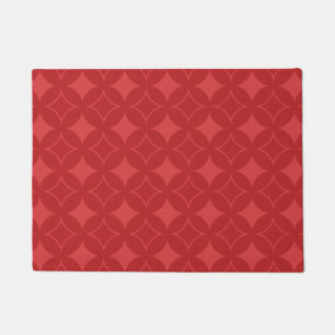 Tapete Teste padrão vermelho do shippo