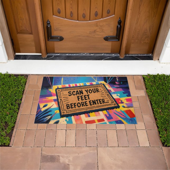 Tapete Testemunha de Barcode Doormat (Ar livre)