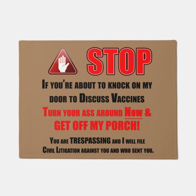 Tapete Testemunhas de JoHoVaxx (Frente)