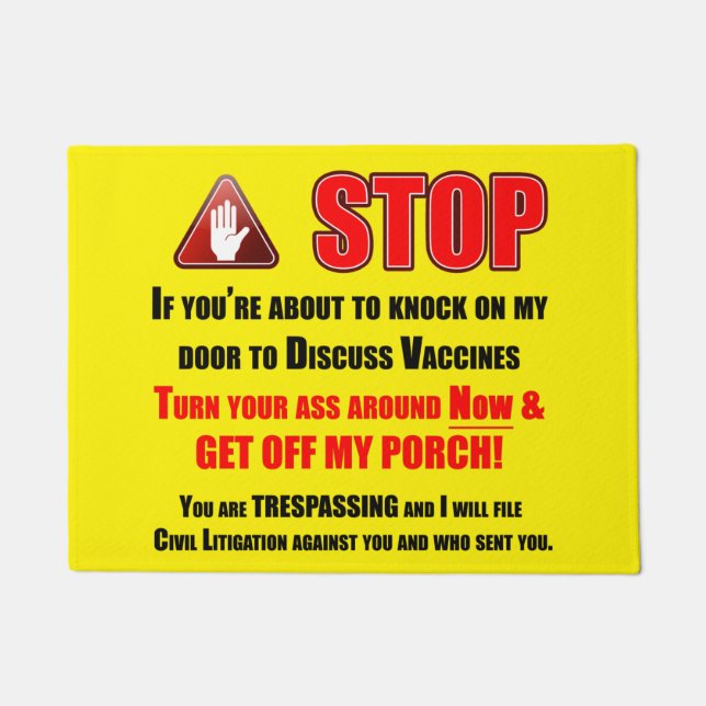 Tapete Testemunhas de JoHoVaxx (Frente)