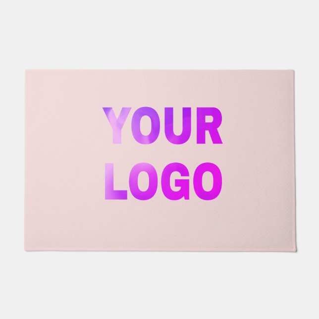 Tapete texto simples mínimo adicione seu logotipo/design  (Frente)