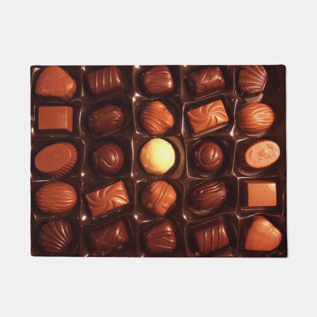 Tapete Textura de chocolate (Frente)