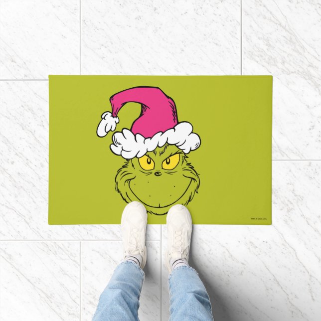 Tapete The Grinch in Pink Santa Hat (Interior)
