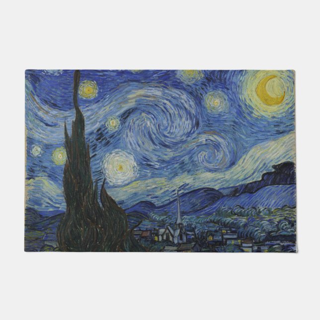 Tapete The Starry Night (Vincent van Gogh) (Famosa Arte) (Frente)