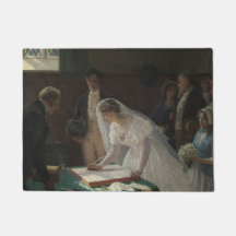 The Wedding Register (por Edmund Blair Leighton)