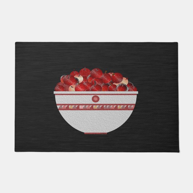 Tapete Tigela de Cherries Doormat (Frente)