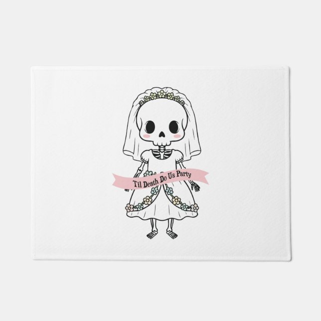 Tapete Til Death Do U Party Halloween (Frente)