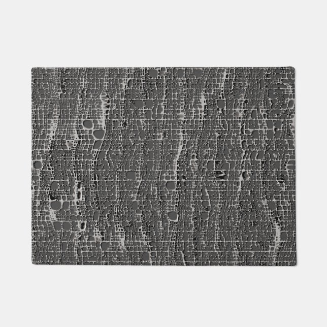 Tapete Tipo De Concreto De Cinza (Frente)