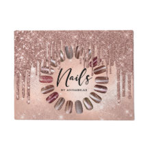 Tipografia Dourada do Unhas Rosa