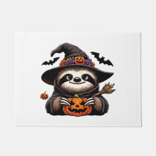 Tapete Toca de Bruxa de Preguiça Assustadora de Halloween