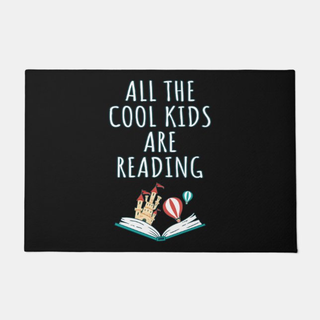 Tapete Todas As Crianças Legal Estão Lendo A Porta (Frente)