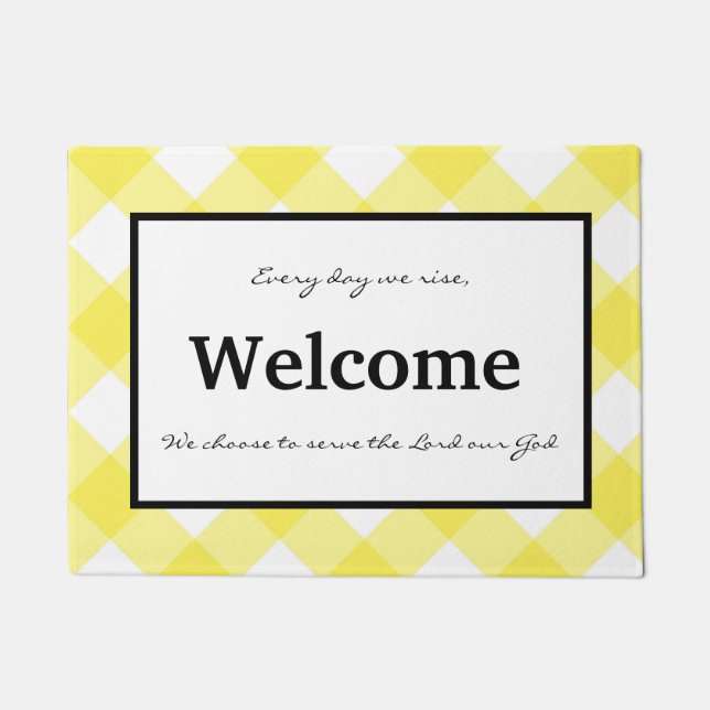 Tapete Todos os dias nós erguemos e optamos por servir à  (Frente)