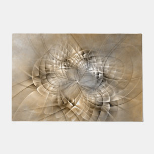 Tapete Tons de Terra Textura de Arte Fractal Moderna Abst