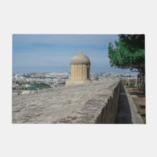 Tapete Torre de arma nas antigas muralhas da cidade de La
