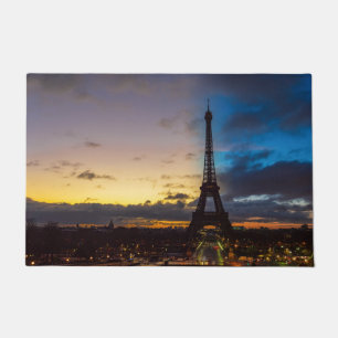 Tapete Torre Eiffel de Trocadero de noite a dia