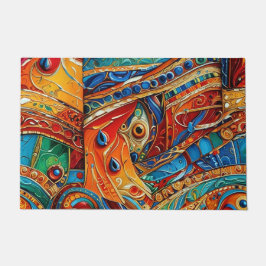 Tapete trabalho de arte de abstrato 1214 - Porta