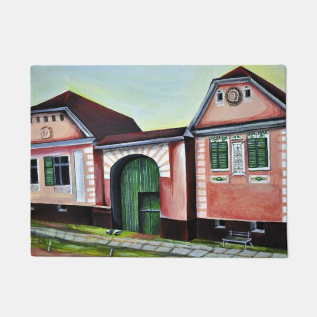 Tapete Transilvânia, Romênia, Pintura Watercolor (Frente)