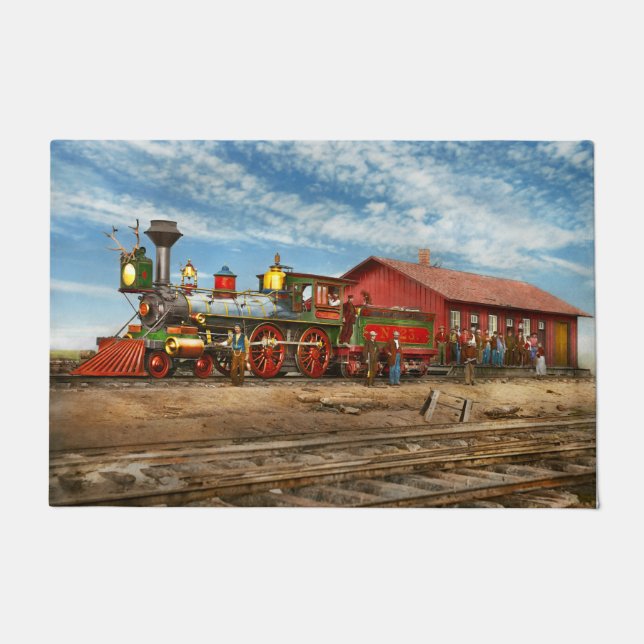Tapete Trem - Locomotiva - Apache Número 23 1868 (Frente)