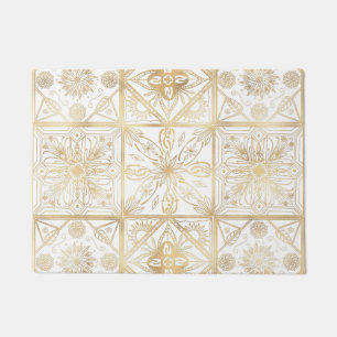 Tapete Trendage Vintage - Arte de Azulejo Geométrico Dou