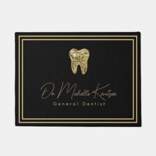 Tapete Trendst Dentist Professional Dental Black Dourado