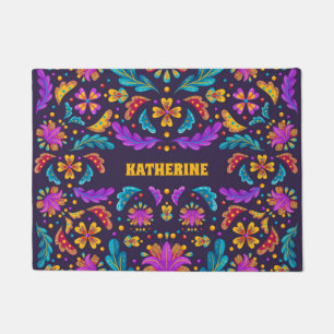 Tapete Trendy Colorful Fiesta Mexicana Fllower Quinceaner