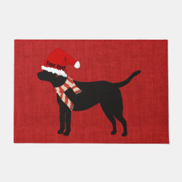 Tapete Trendy, fofo e bonito cão preto, labrador vermelho