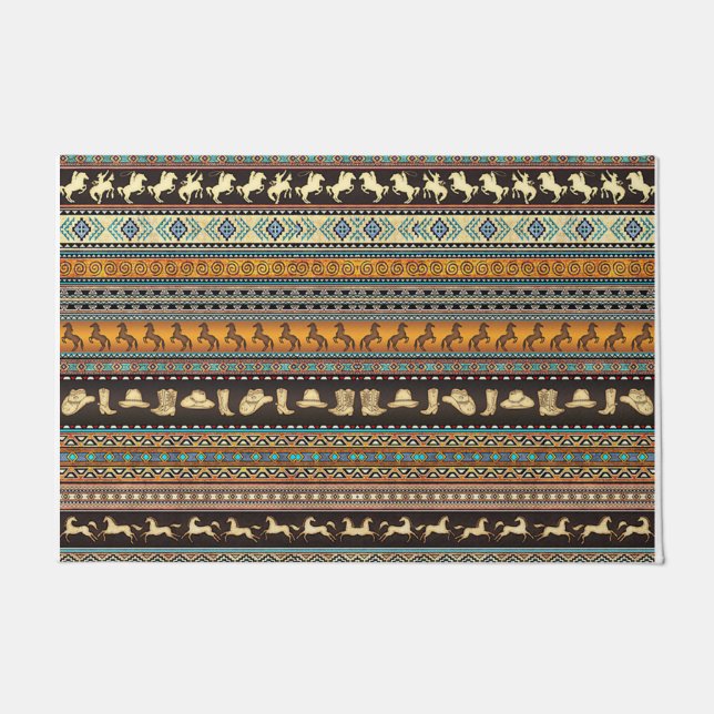 Tapete Trendy Vintage Pattern Rug, Retro Vibes (Frente)