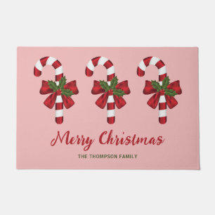 Tapete Três Balas de Natal com Texto Personalizado
