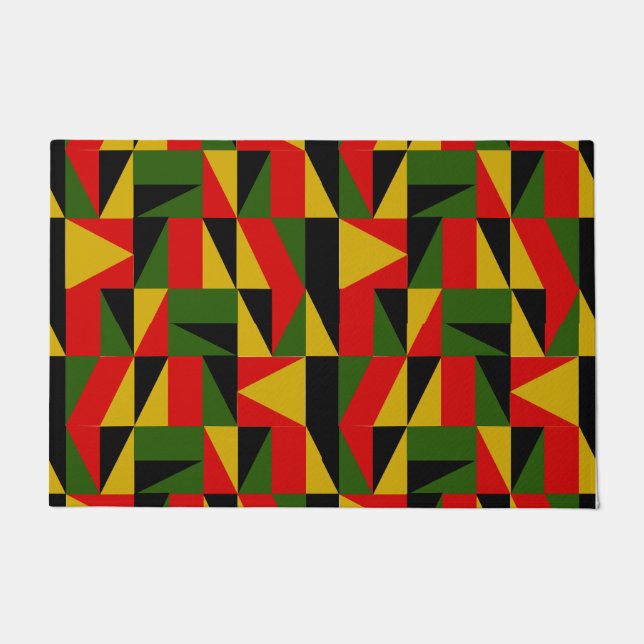 Tapete Triângulos - História Preta (Frente)
