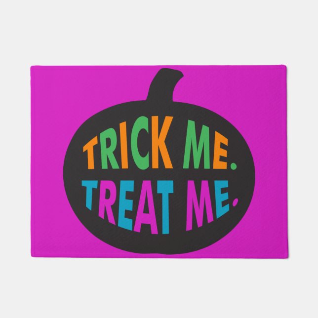 Tapete Trick Me Tratar, Halloween Multi-Color (Frente)