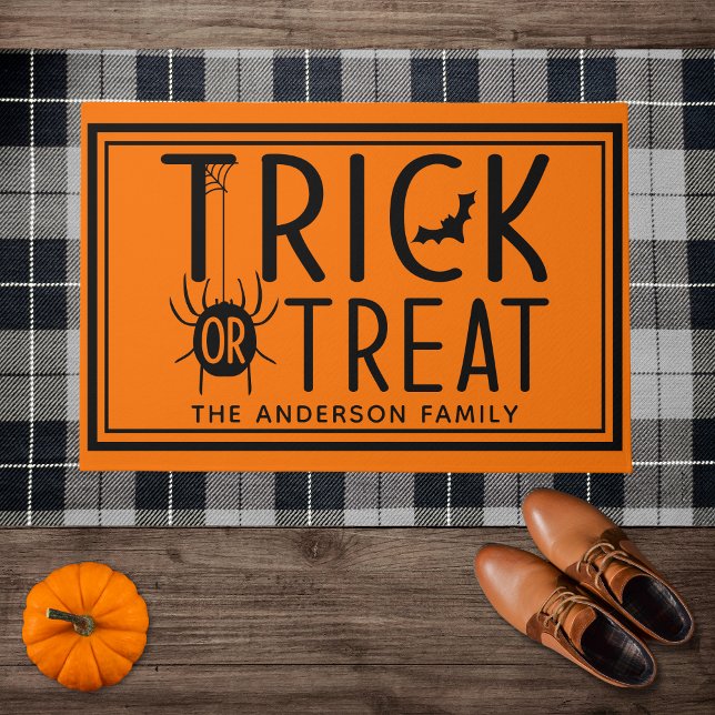 Tapete "Trick or Treat" Funny Halloween  (Criador carregado)