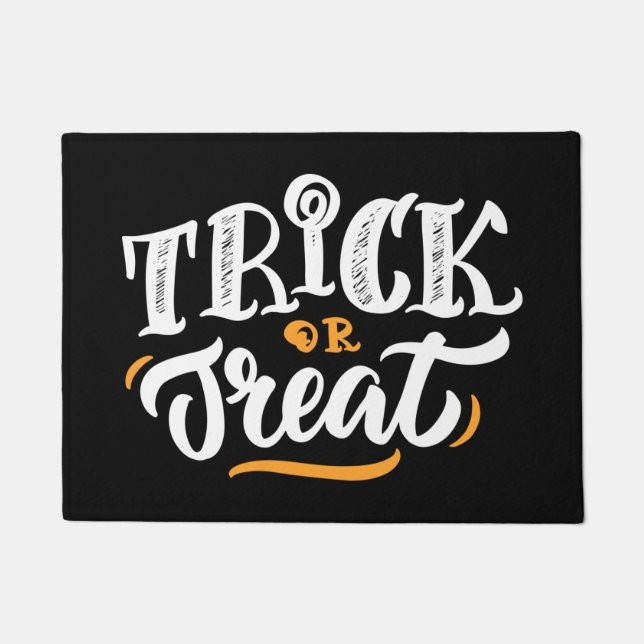 Tapete Trick Or Treat Letra Manual de Halloween (Frente)