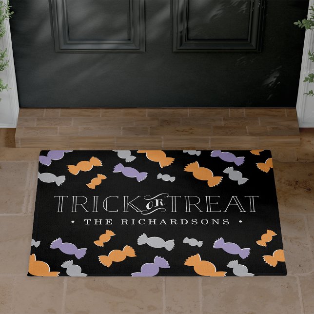 Tapete Trick ou Tratar Halloween Personalizado (Criador carregado)