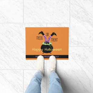 Tapete Trick ou Treat Bruxas em Pote Feliz Halloween