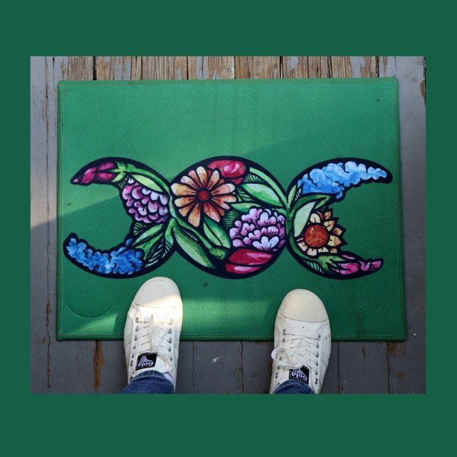 Tapete Triple Moon Symbol Bloom (Criador carregado)