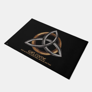 Tapete Triquetra (Brown/prata)