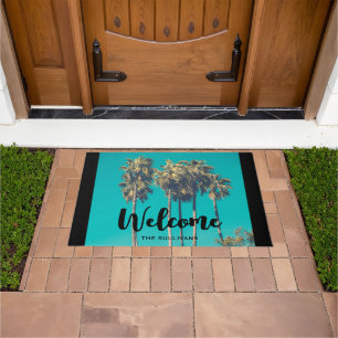 Tapete Tropical Palm Trees Retro Vibe