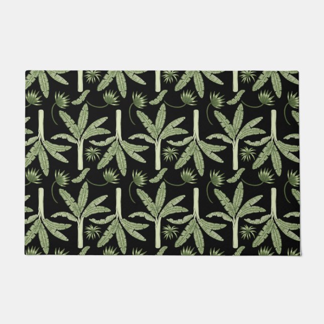 Tapete Tropical palm trees seamless pattern (Frente)