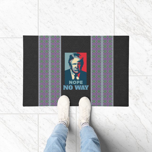 Tapete Trump Nope No Way Doormat (Interior)