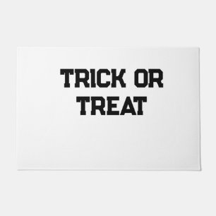 Tapete Truque ou. Trate o Halloween mimado preto simples