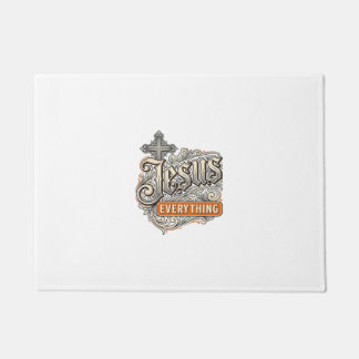 Tapete Tudo de Jesus Tipografia Cristã Vintage Desi