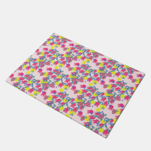 Tapete Tulipas cor-de-rosa Primavera Vintage Flores Flor