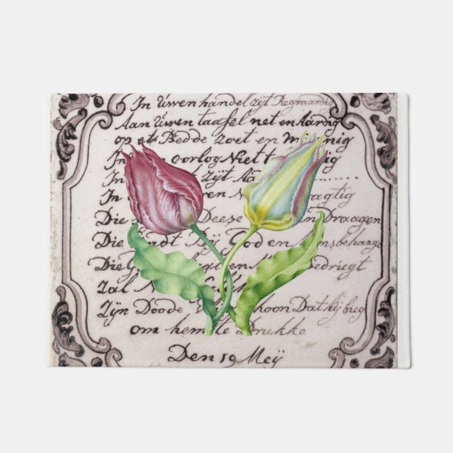Tapete Tulipas Vintage (Frente)