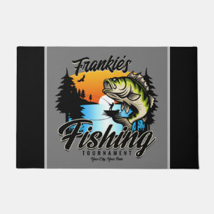 Tapete Turnê de Pesca Personalizada Truta de Anglas de Pe