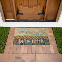 Turquesa Madeira Marrom para aspecto Faux Burlap P