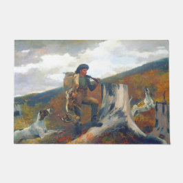 Tapete Um Caçador e Cães Winslow Homer Por volta de 1891